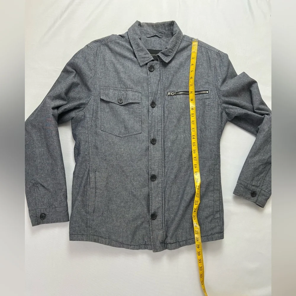 Banana Republic Blue Chambray Cotton Fall Winter Outdoor Activewear Jacket